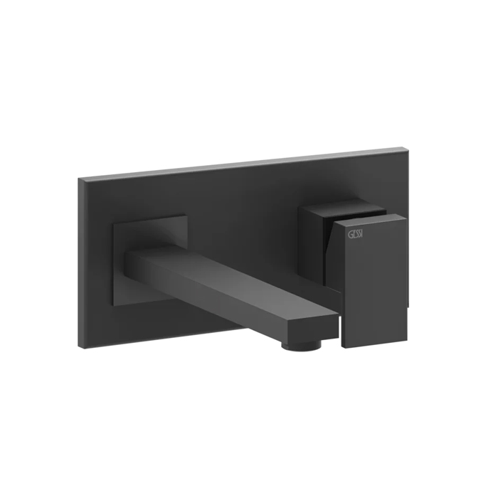 Фото Смеситель Gessi Rettangolo 44834#299 для раковины, черный матовый