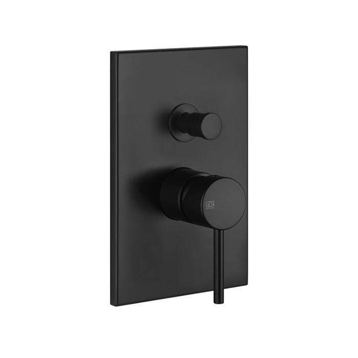 Фото Смеситель Gessi Via tortona 44664#299 для душа, черный матовый