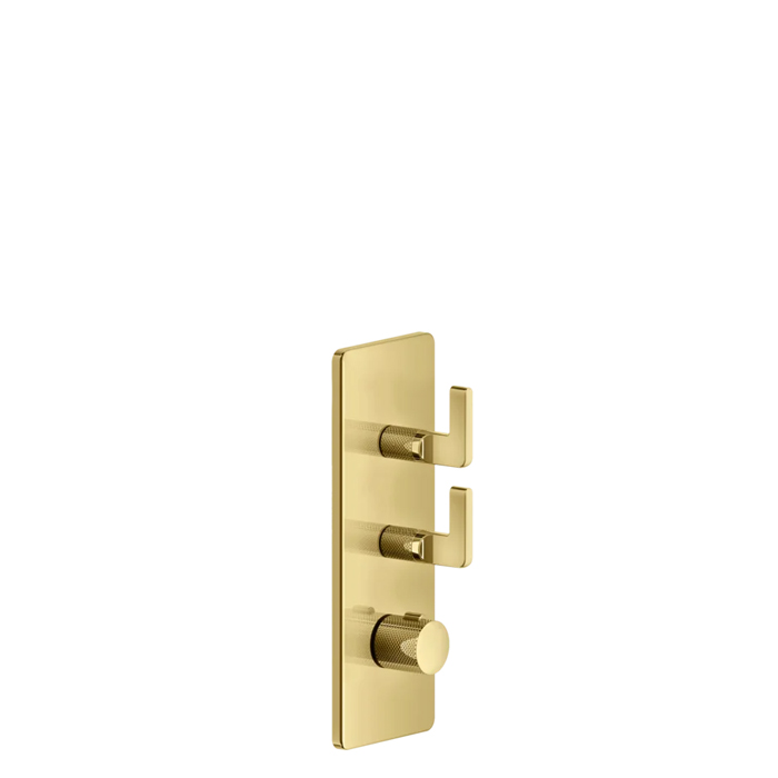 Фото Смеситель Gessi Inciso 58204#246 для душа термостат, золото глянец pvd