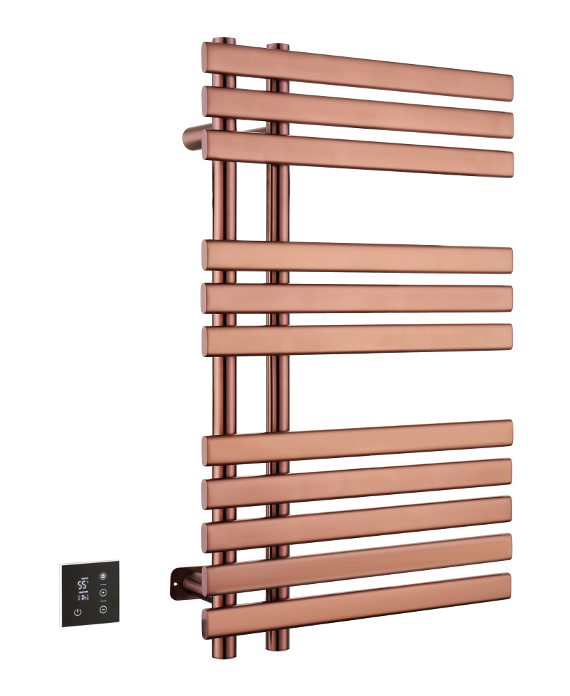 Фото Полотенцесушитель Boheme Venturo 723-BRB электрический, brushed бронза h80x50 см