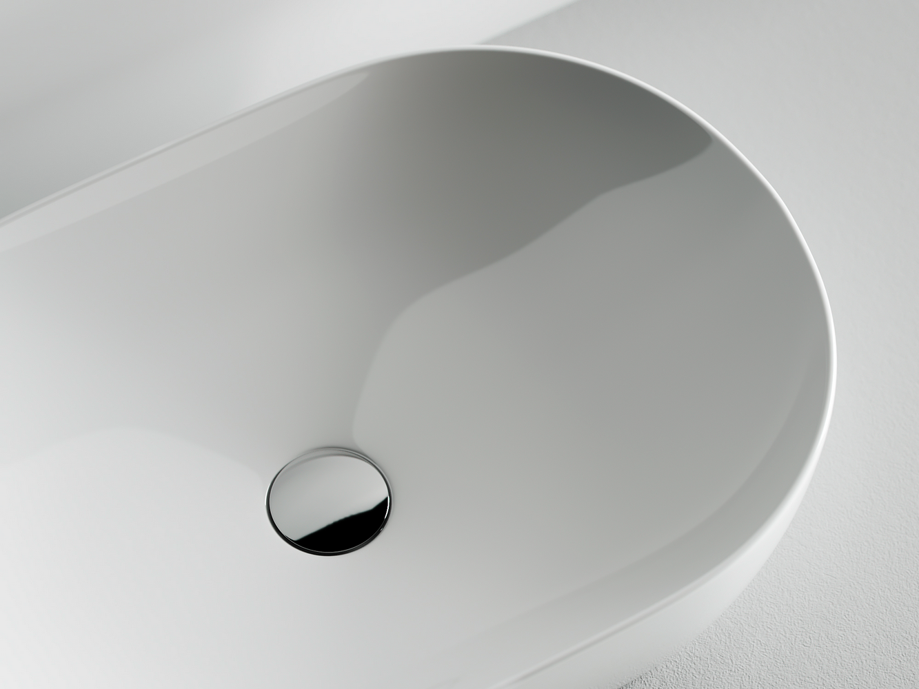 Фото Раковина Ceramicanova Element CN5009 накладная 60 × 42,5 × 14,5 см, белый глянцевый