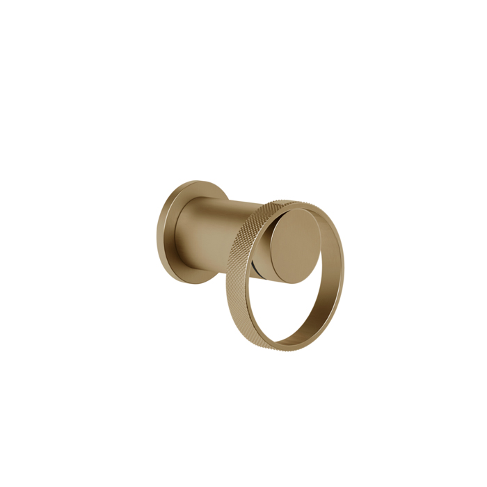 Фото Смеситель Gessi Anello 63361#706 для ванны, черный хром глянец pvd