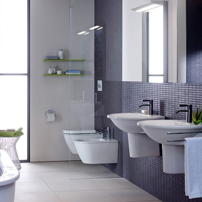 Фото Унитаз подвесной Duravit Darling New 2545090000, без сиденья, белый глянцевый
