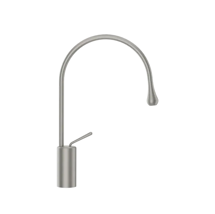 Фото Смеситель Gessi Goccia 33605#147 для раковины, хром браш