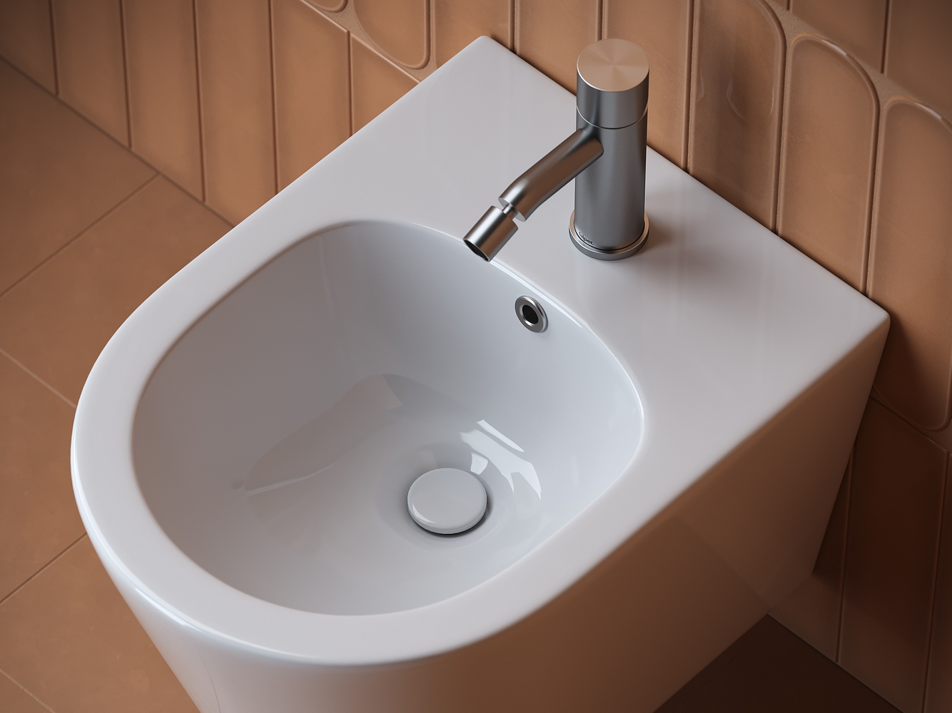 Фото Биде Ceramicanova Forma CN3012 подвесное, белый глянцевый