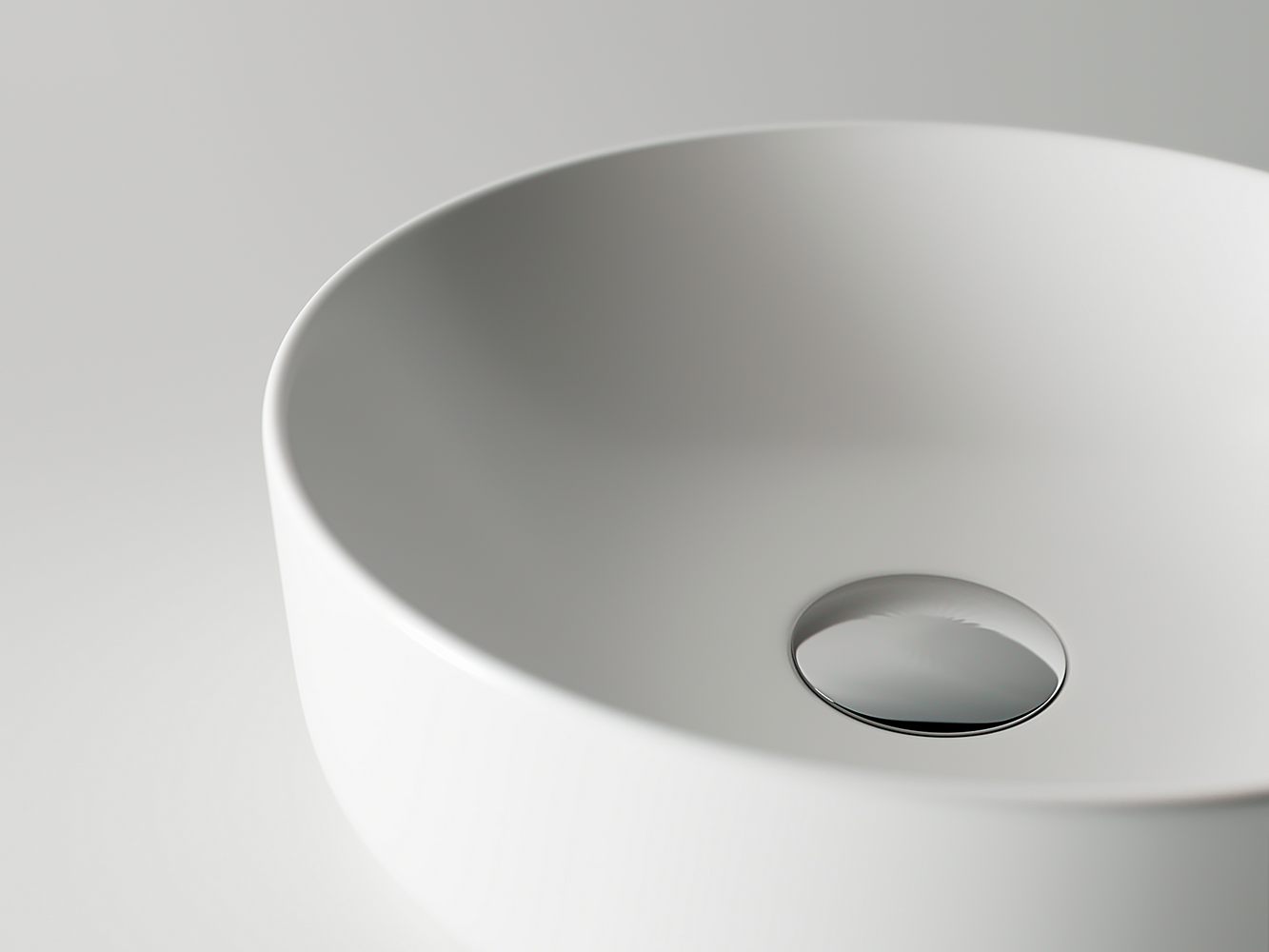 Фото Раковина Ceramicanova Element CN6006 накладная 35 × 35 × 12 см, белый матовый