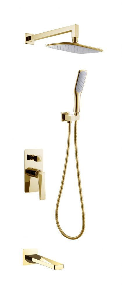 Фото Душевая система Boheme Venturo 384-2 золото глянец