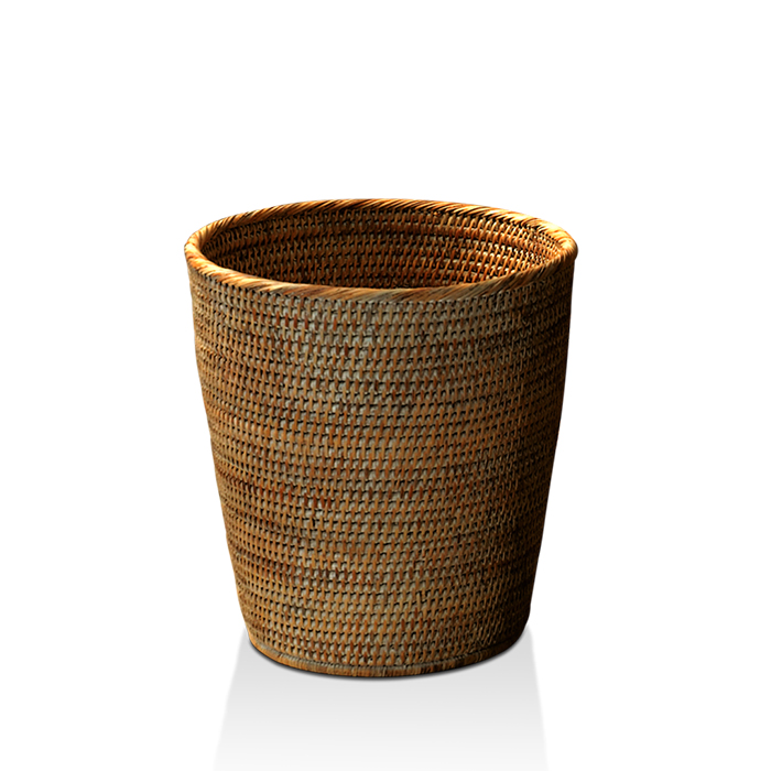 Фото Корзина Decor Walther Basket 0922492 для бумаги напольная 30xh31 см, ротанг темный