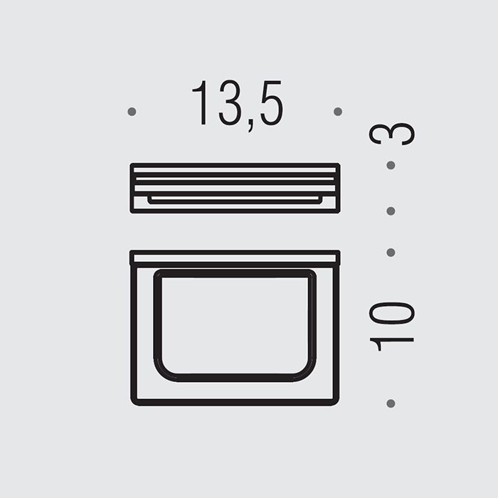 Фото Мыльница Colombo Look B1601.VM-VAN подвесная, Vintage Matt, янтарная бронза матовая/стекло матовое