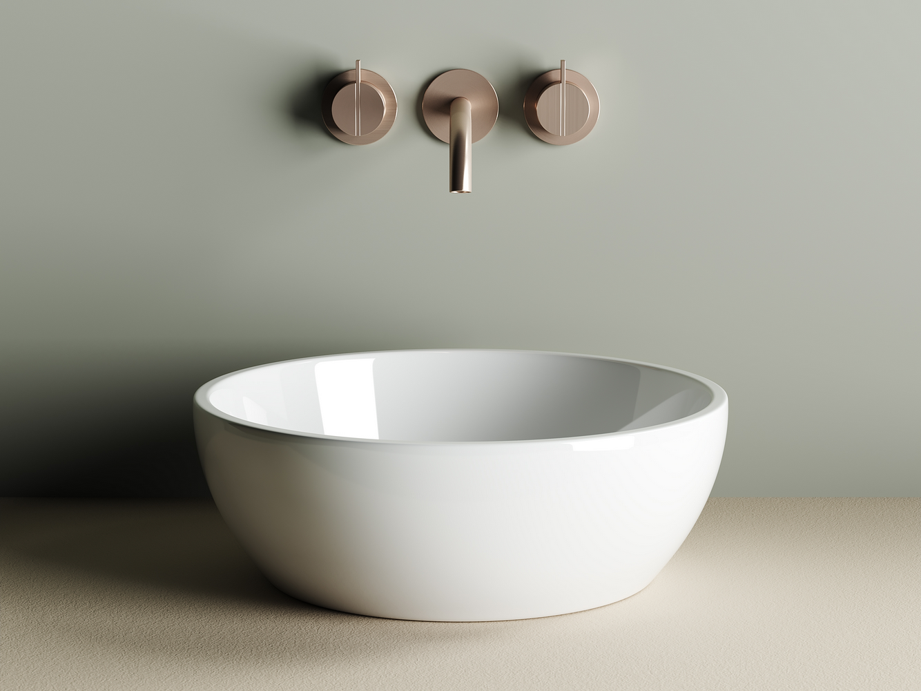 Фото Раковина Ceramicanova Element CN6021 накладная 41 × 41 × 14,5 см, белый глянцевый