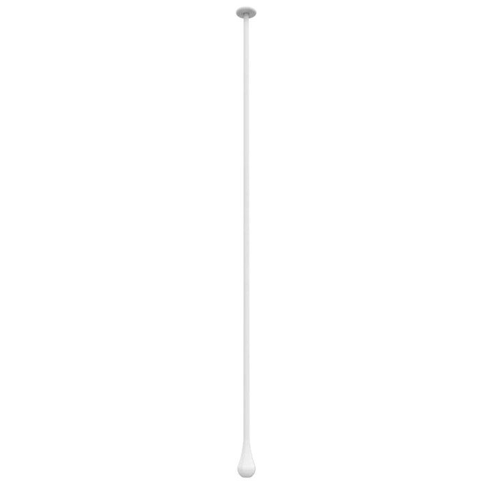 Фото Излив Gessi Goccia 33699#279 потолочный белый матовый