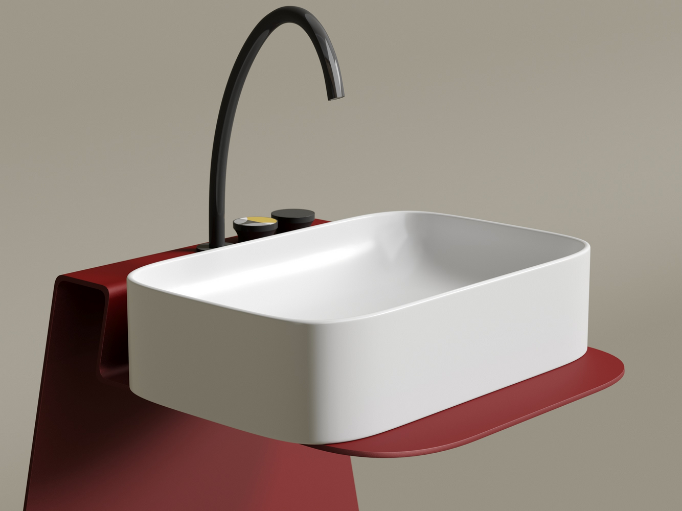 Фото Раковина Ceramicanova Element CN6053MW накладная 60,5 × 38 × 15 см, белый матовый