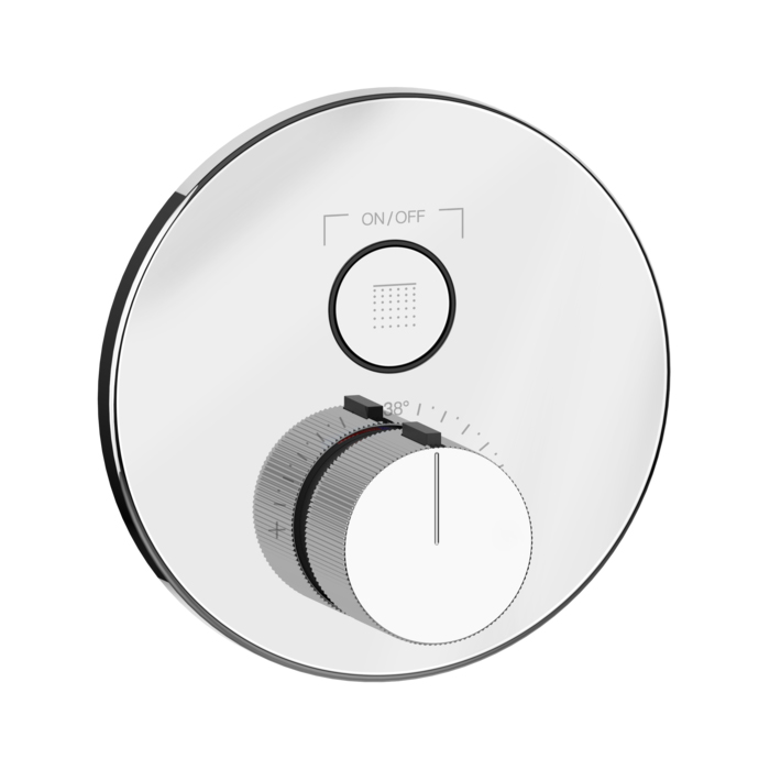 Фото Смеситель Gessi Hi-Fi 38711#031 для душа термостат, хром