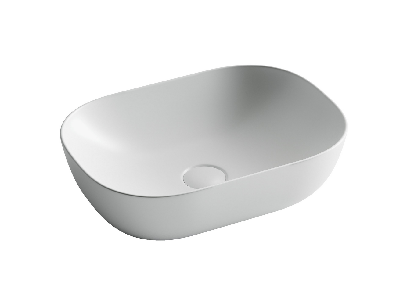 Фото Раковина Ceramicanova Element CN6009MW накладная 46 × 33 × 13,5 см, белый матовый
