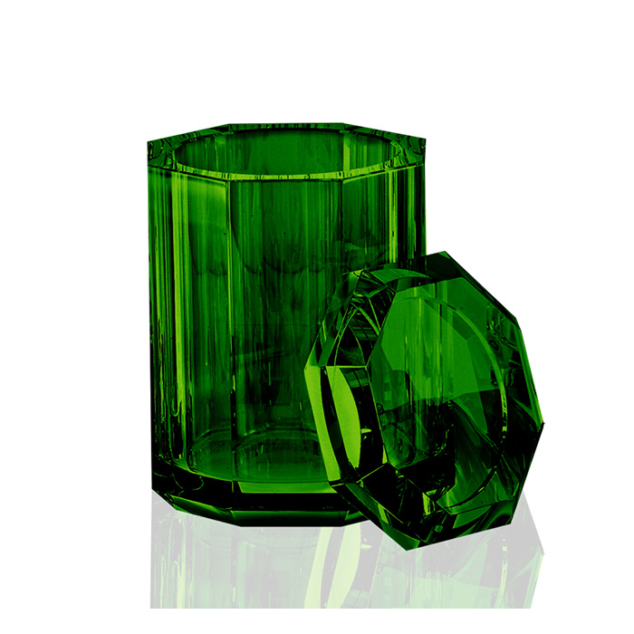 Фото Баночка Decor Walther Kristall 0931496 настольная, английский зеленый