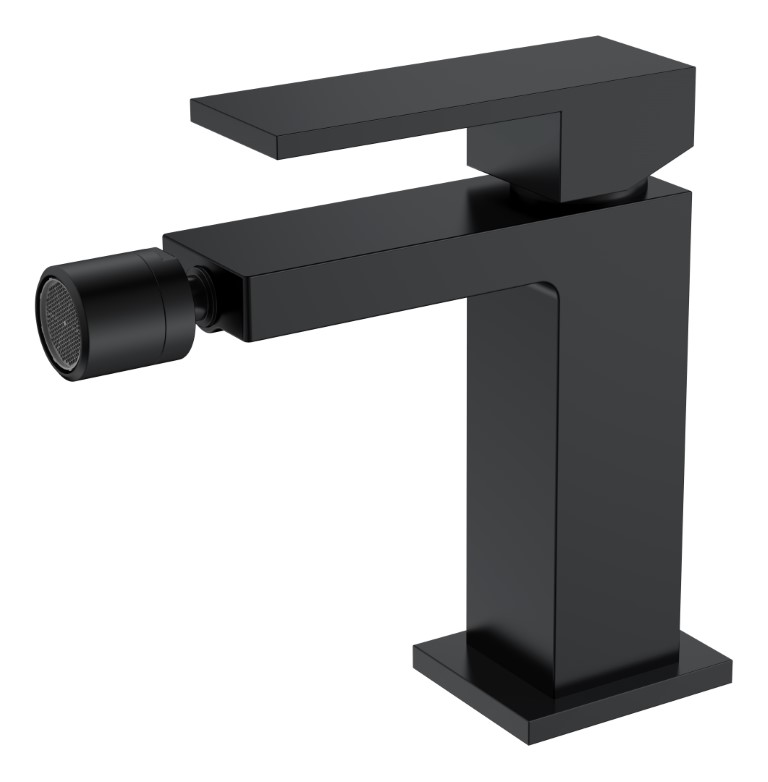 Фото Смеситель для биде Boheme Qubic 476-B черный