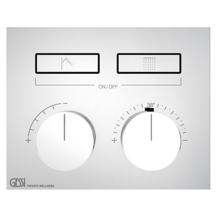 Фото Смеситель Gessi Hi-Fi 63004#031 для душа термостат, хром