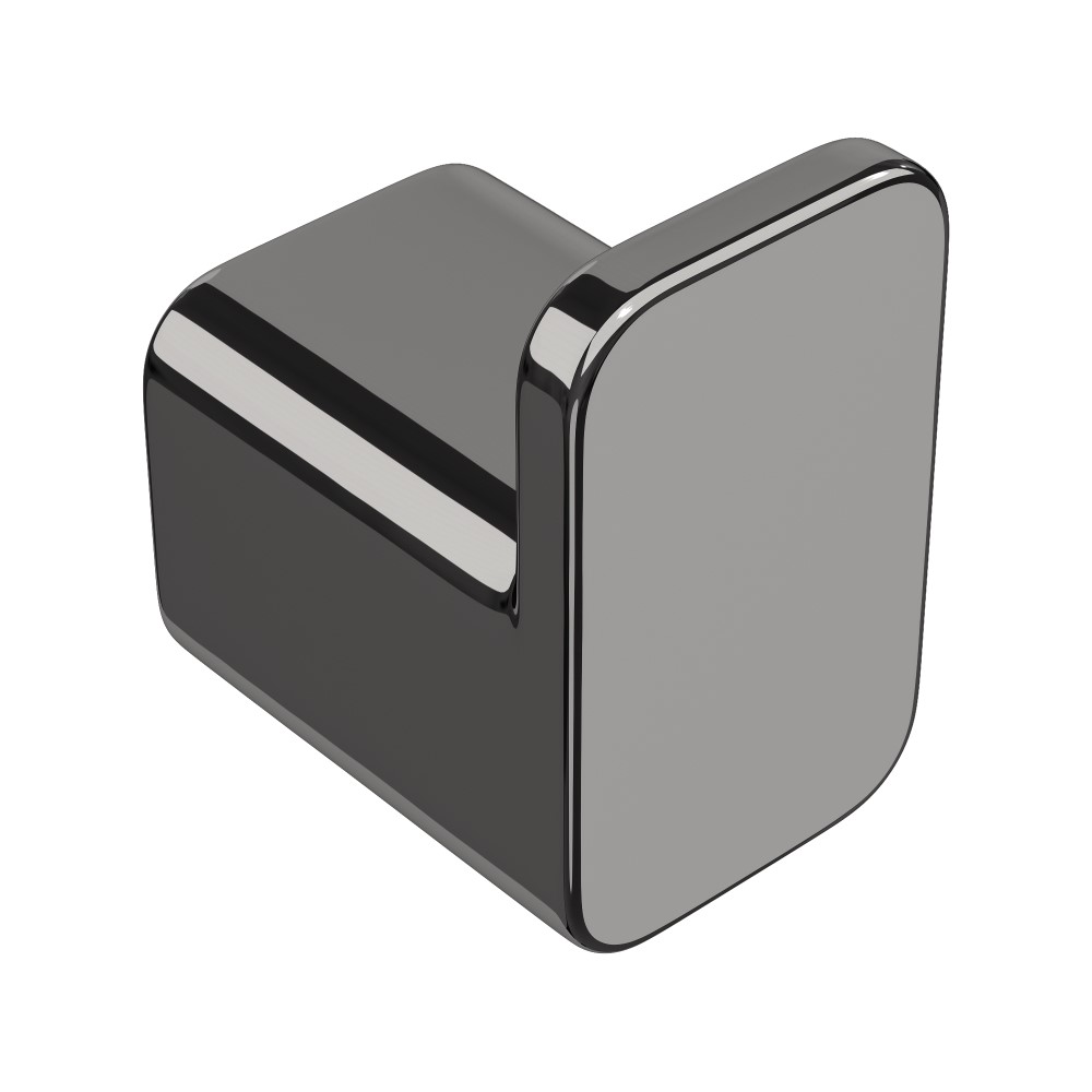 Фото Крючок для полотенец Boheme Qubic 10726-SGM, глянцевый графит