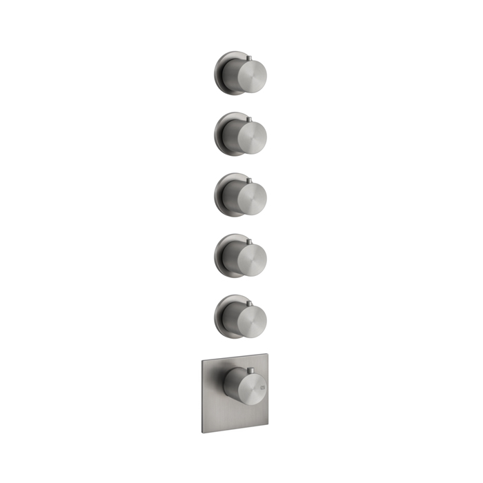 Фото Смеситель Gessi Gessi316 54510#239 для душа термостат, нержавеющая сталь браш