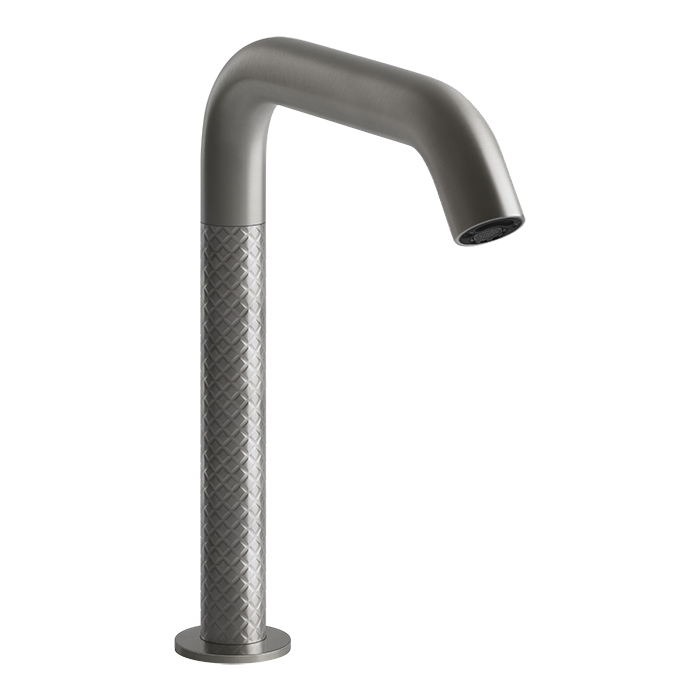 Фото Смеситель Gessi Gessi316 54180#239 для раковины электронный, нержавеющая сталь браш