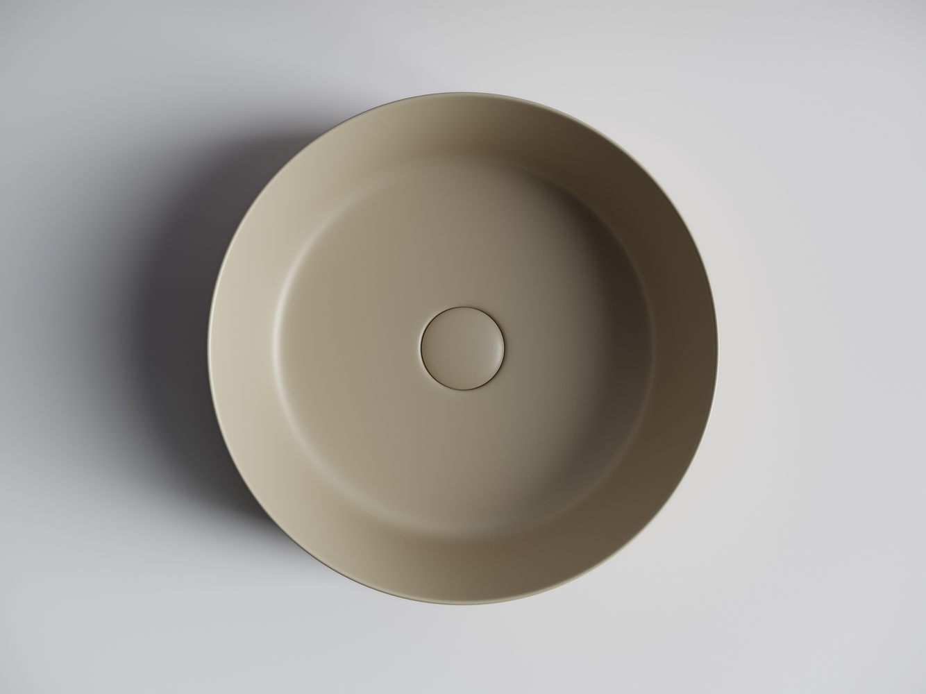 Фото Раковина Ceramicanova Element CN6022MC накладная 39 × 39 × 12 см, капучино матовый