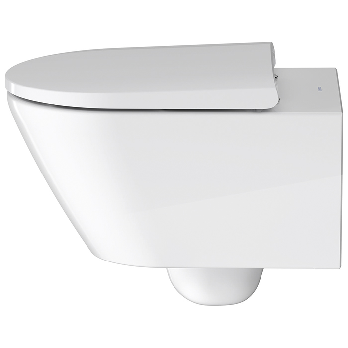 Фото Унитаз подвесной Duravit D-Neo 2577092000, безободковый, без сиденья, белый глянцевый