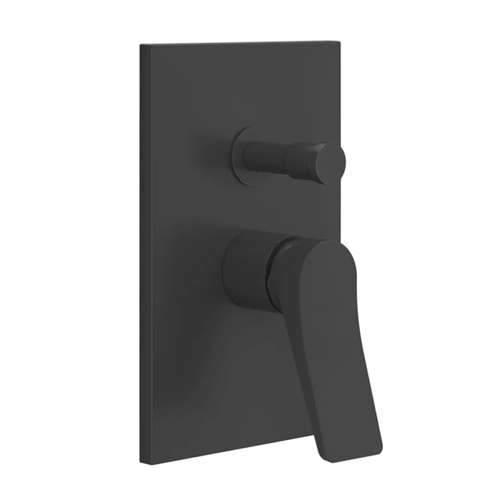 Фото Смеситель Gessi Rilievo 59079#299 для душа, черный матовый