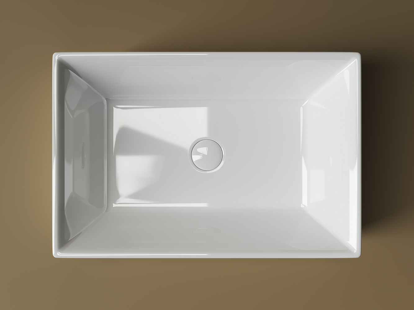 Фото Раковина Ceramicanova Element CN5013 накладная 59 × 39 × 16 см, белый глянцевый