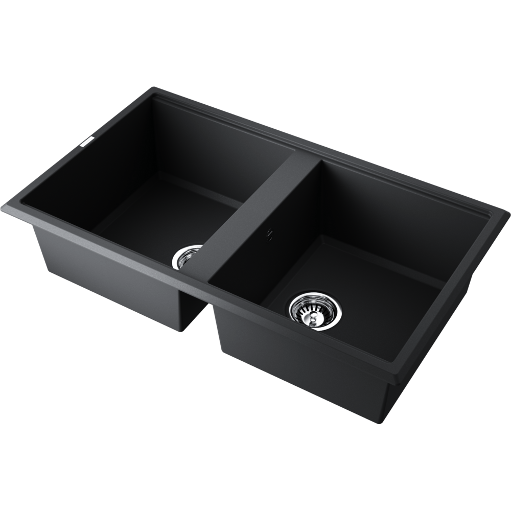 Фото Кухонная мойка Omoikiri Tedori 86-2-BL 4993924 черный