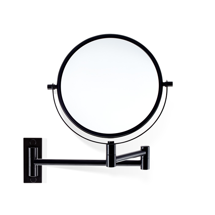 Фото Зеркало Decor Walther 0110960 косметическое подвесное увел 5x, черный матовый