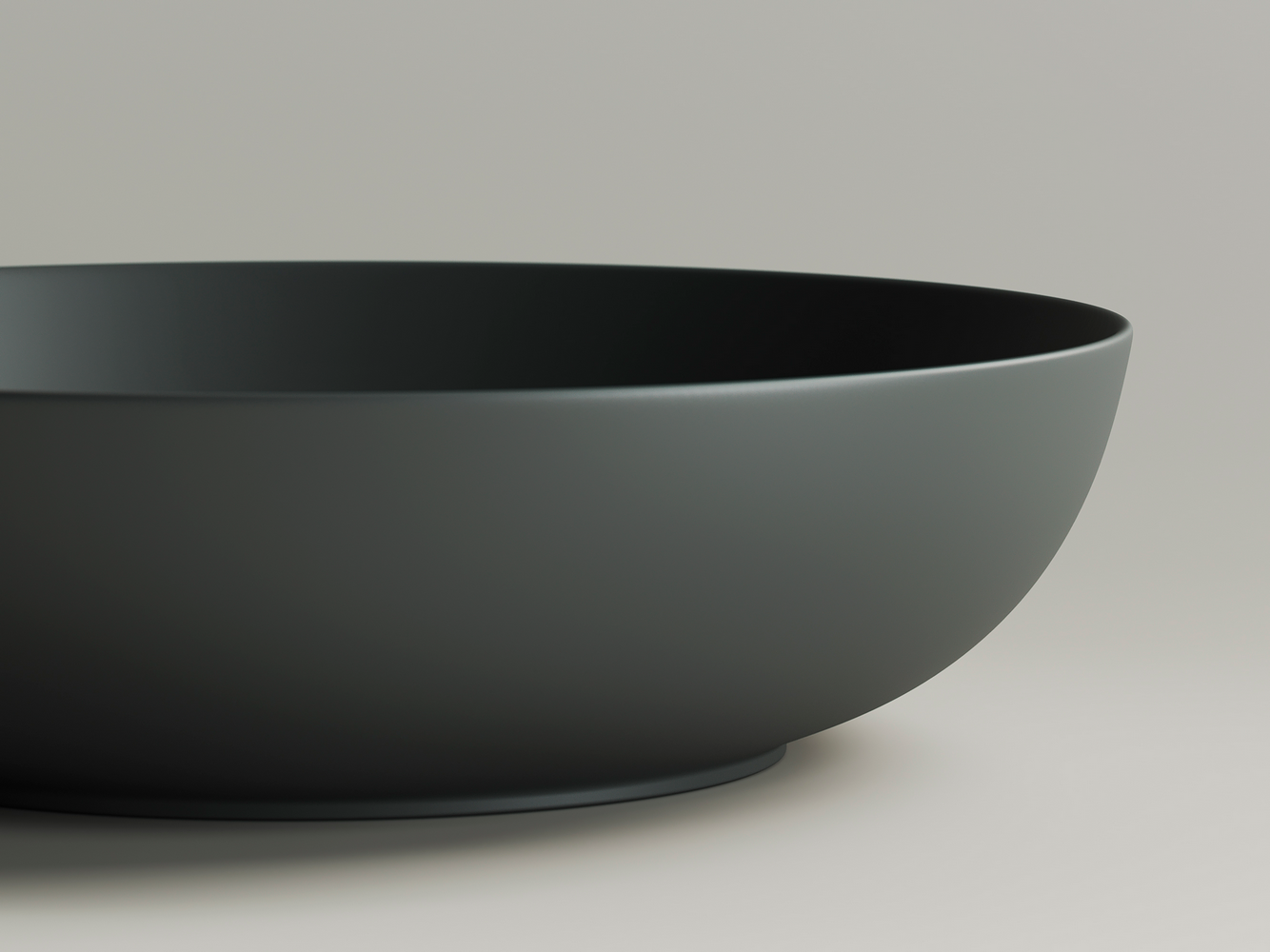 Фото Раковина Ceramicanova Element CN6017MDH накладная 52 × 39,5 × 13 см, темный антрацит матовый