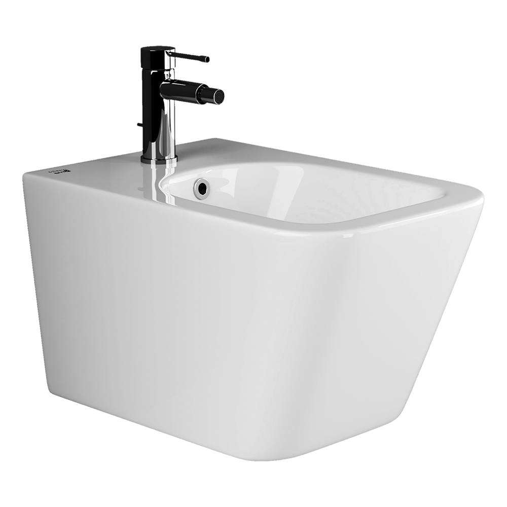 Фото Биде Ceramicanova Metric CN3008 подвесное, белый глянцевый