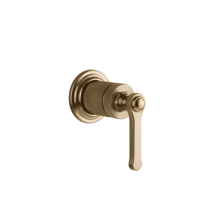 Фото Смеситель Gessi Venti20 65109#726 для душа, бронза браш pvd