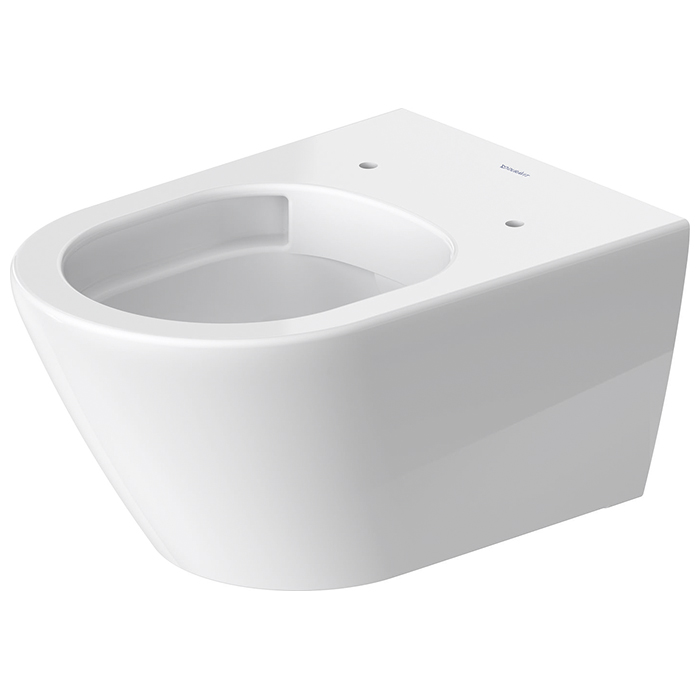 Фото Унитаз подвесной Duravit D-Neo 2577092000, безободковый, без сиденья, белый глянцевый