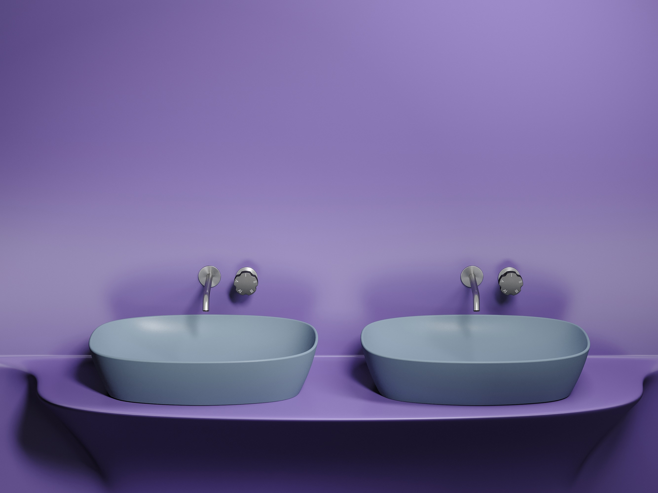Фото Раковина Ceramicanova Element CN6049MHL накладная 61 × 38,5 × 14 см, серо-голубой матовый