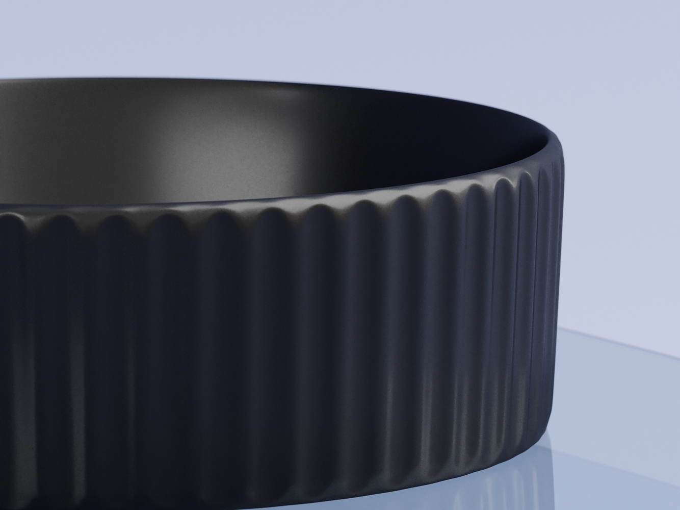 Фото Раковина Ceramicanova Element CN6057MB накладная 36 × 36 × 11,5 см, черный матовый