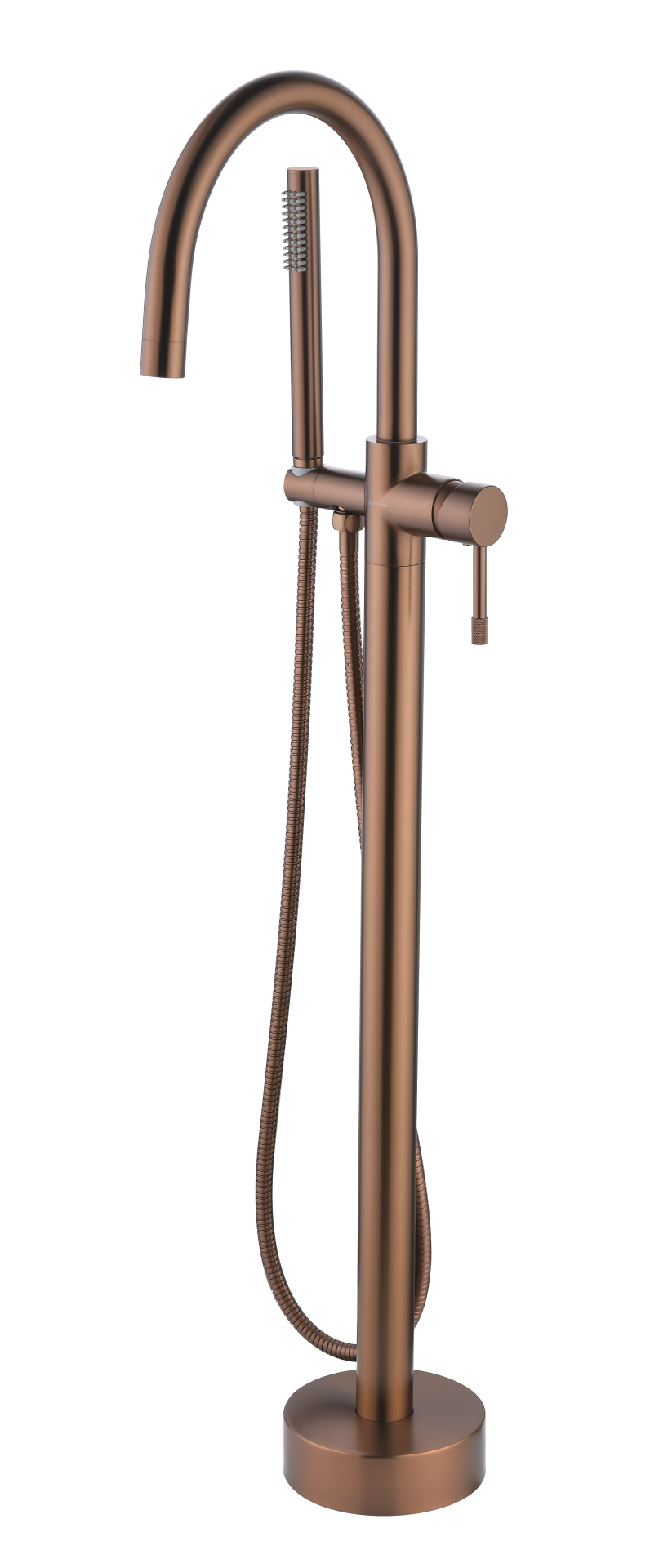 Фото Смеситель для ванны Boheme Uno 469-BRB напольный бронза браш