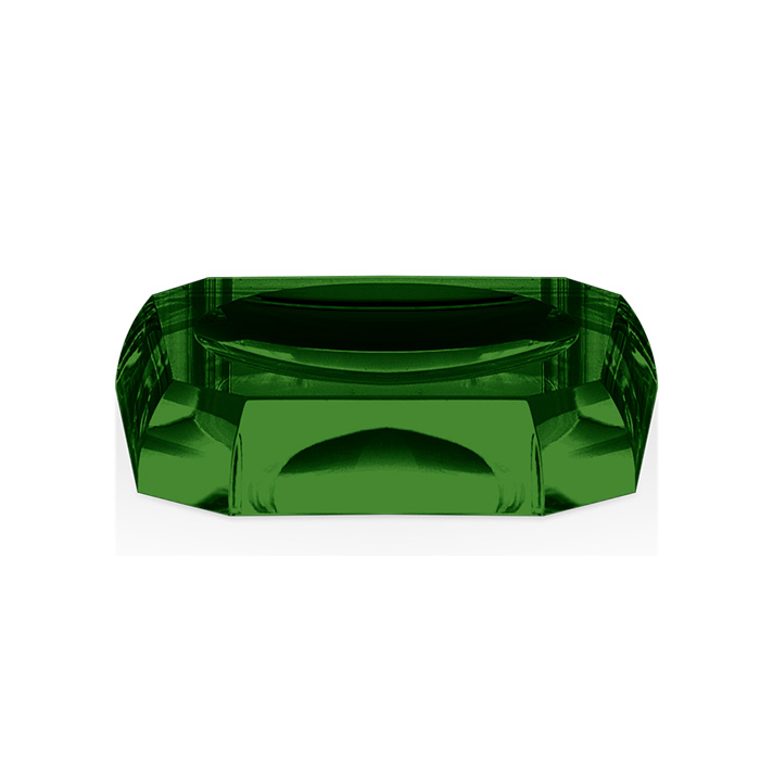 Фото Мыльница Decor Walther Kristall 0931696 настольная, английский зеленый