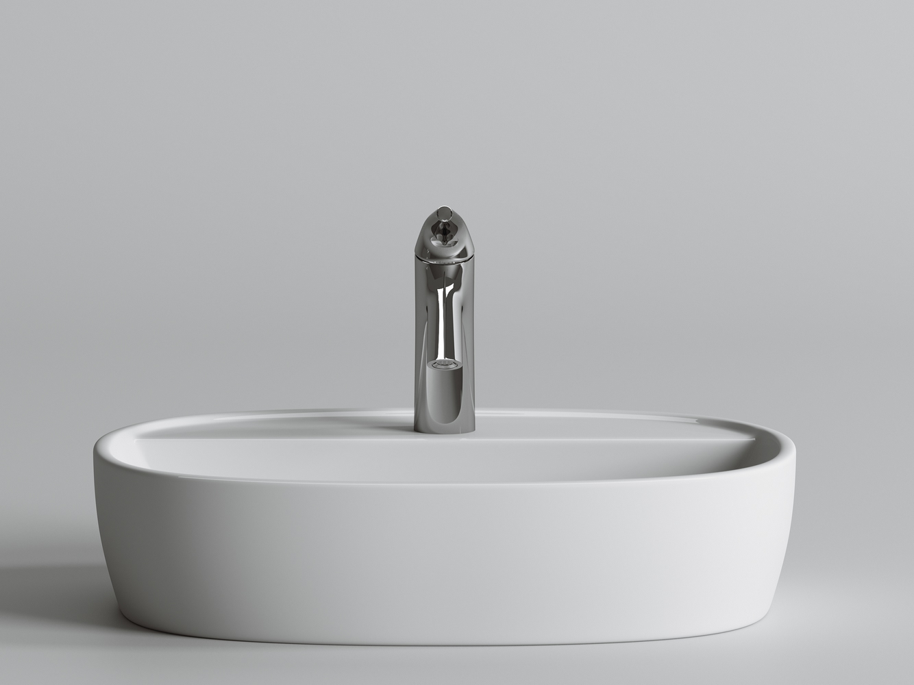 Фото Раковина Ceramicanova Element CN6036 накладная 50 × 38 × 12 см, белый глянцевый