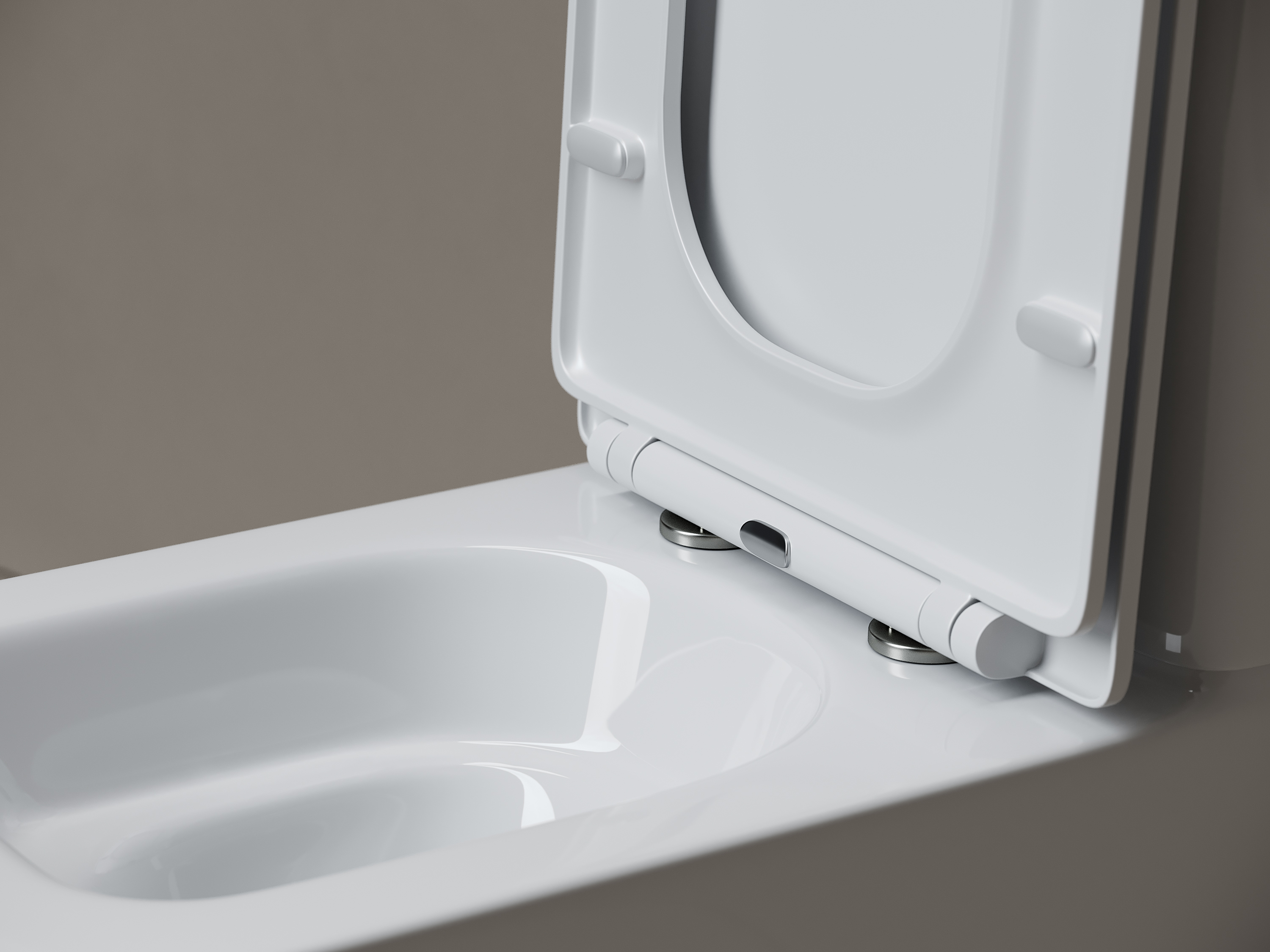 Фото Унитаз Ceramicanova Cubic CN1803T с сиденьем с бачком компакт, белый глянцевый