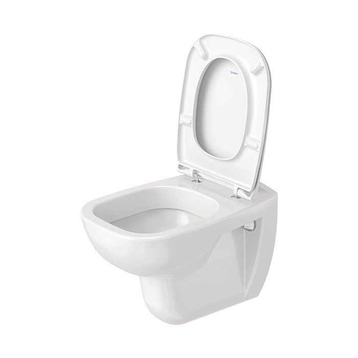 Фото Унитаз подвесной Duravit D-Code 45351900A1, с сиденьем с микролифтом, белый глянцевый