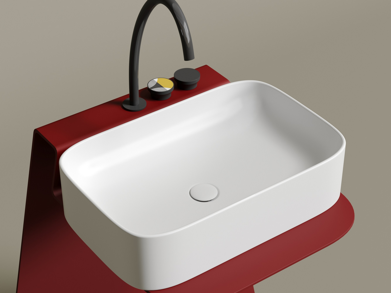 Фото Раковина Ceramicanova Element CN6053MW накладная 60,5 × 38 × 15 см, белый матовый