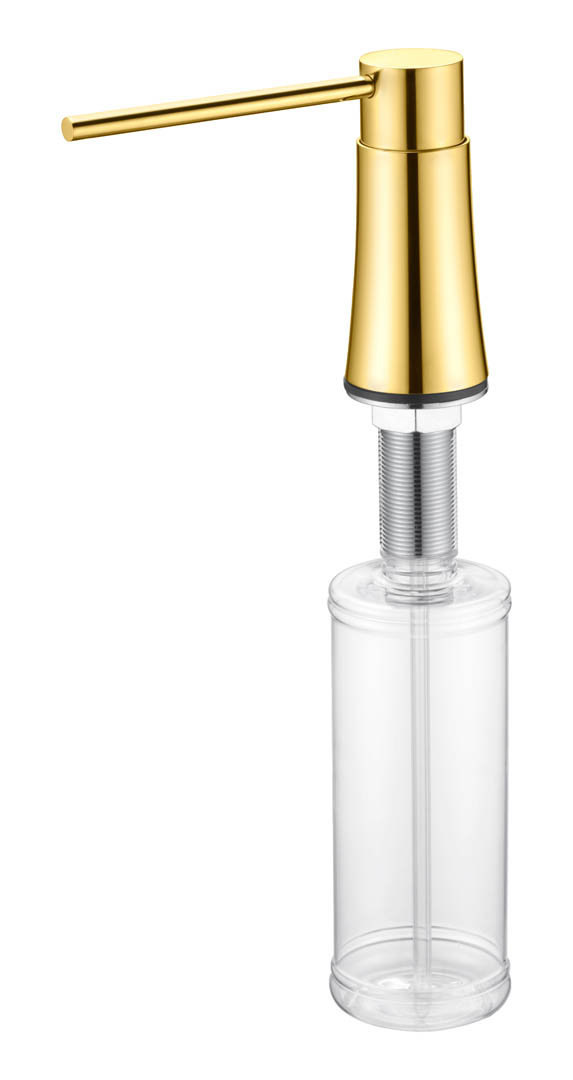 Фото Дозатор для кухонной мойки Boheme 630-G встраиваемый золото глянец