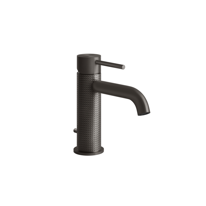 Фото Смеситель Gessi Gessi316 54401#707 для раковины с донным клапаном, черный хром браш pvd