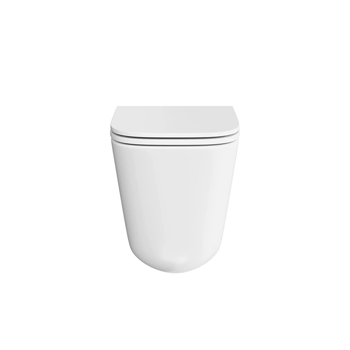 Фото Унитаз подвесной укороченный Kerama Marazzi Cubo CU.T.wc.02, с сиденьем, белый глянцевый