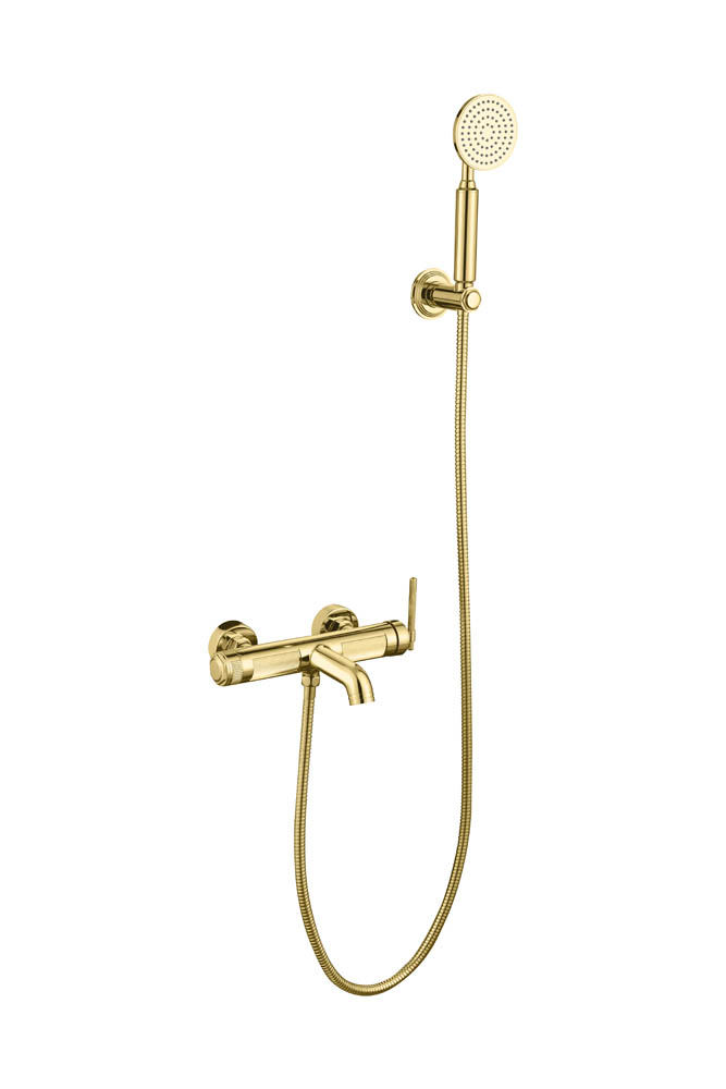 Фото Смеситель для ванны Boheme Eterna 173-G золото глянец