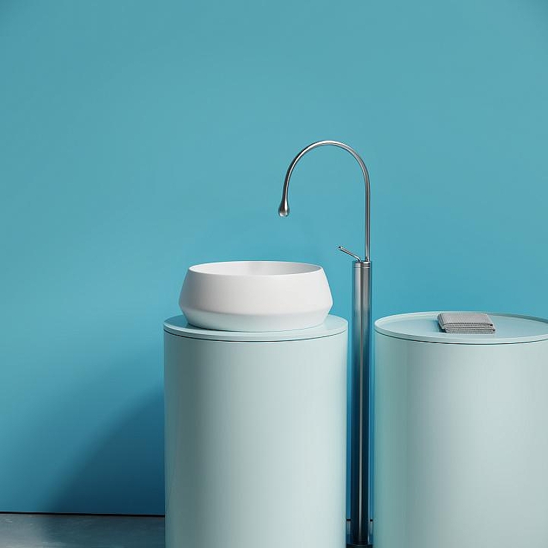 Фото Раковина Ceramicanova Maya CN12004MW накладная 40 × 40 × 14 см, белый матовый