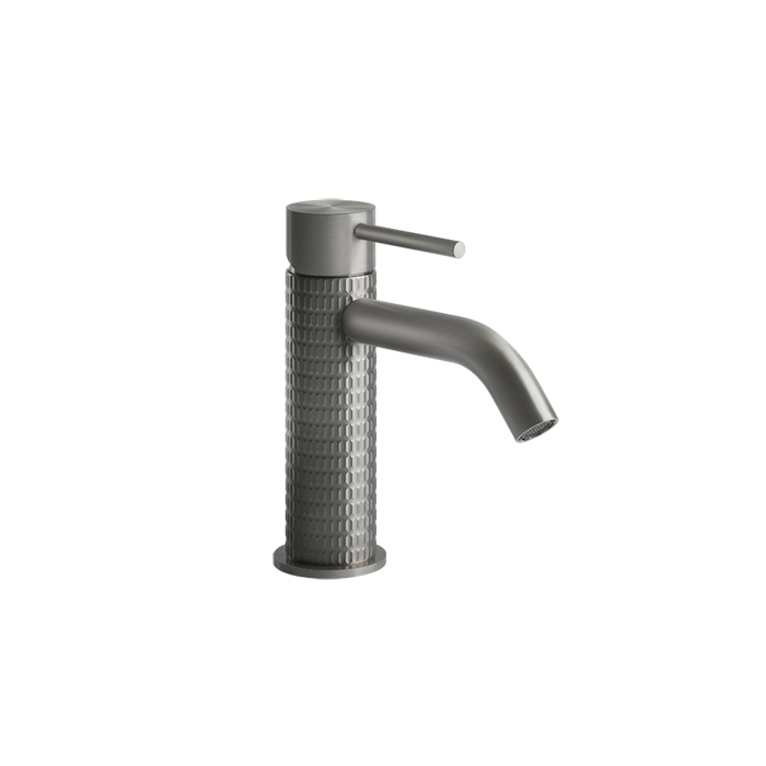 Фото Смеситель Gessi Gessi316 54202#239 для раковины, нержавеющая сталь браш