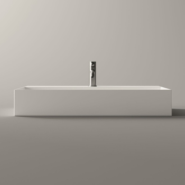 Фото Раковина Alice Spy 34330101 подвесная 81 см, цвет белый глянцевый