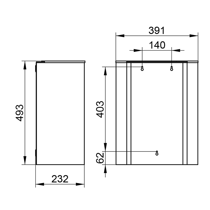 Фото Мусорное ведро Keuco Plan 14988070000 напольный Stainless steel